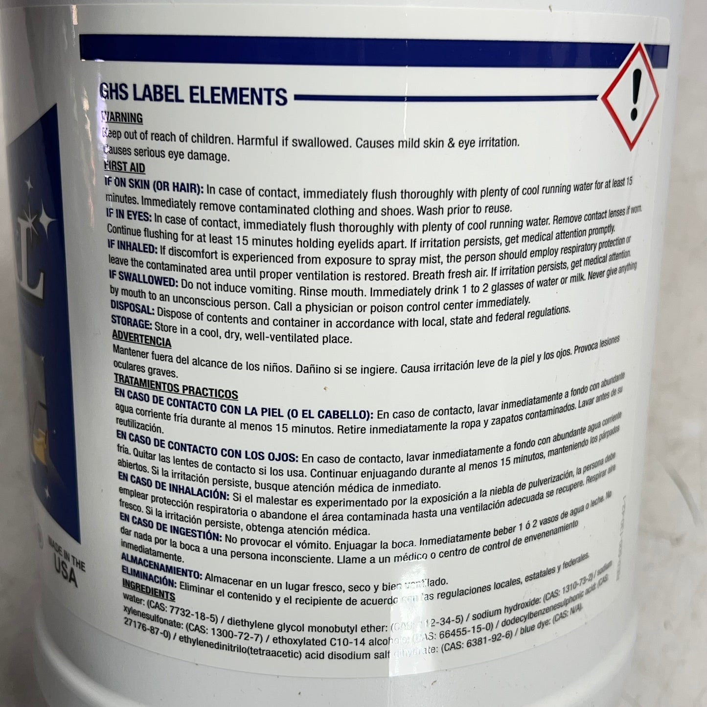 ZA@ SKYLINE  Pro Cleaning Solutions Total Concentrated Degreaser Cleaner 1 Gallon