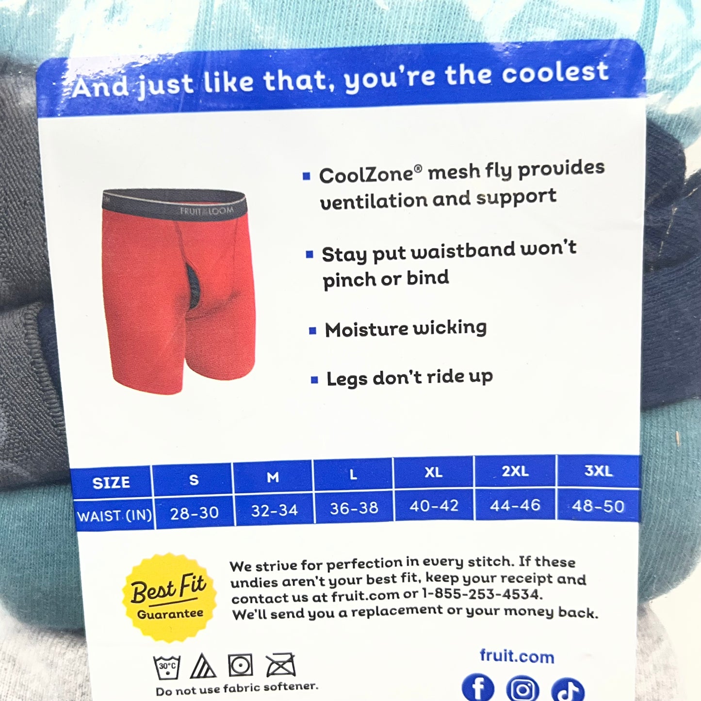 ZA@ FRUIT OF THE LOOM (5 PACK) Eversoft Breathable Fabric Briefs Men's Sz M Assorted Colors 5BL7CTQ