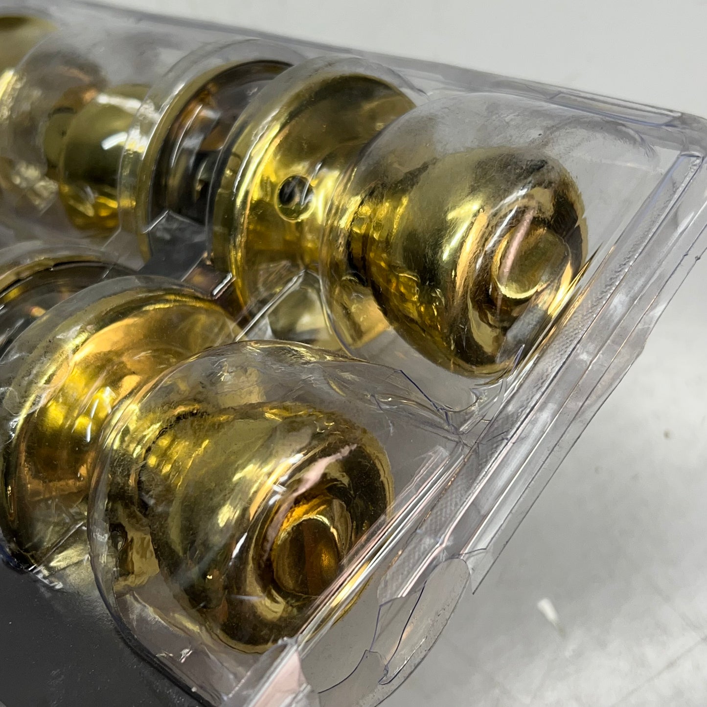 KWIKSET Exterior Entry Door Knob & Deadbolt Combo Pack Polished Brass 92420-031