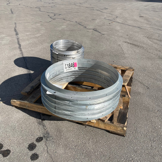 ZA@ Pallet of MIXED Galvanized Steel Rings (AS-IS)