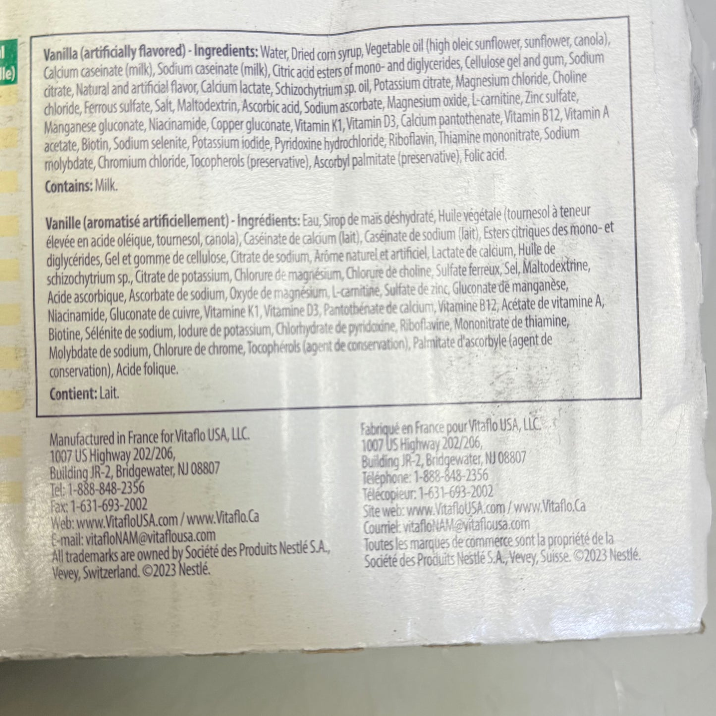 ZA@VITAFLO(15 PACK) Renal Step Oral Supplement 6.7 Fl Oz Vanilla BB 12/25