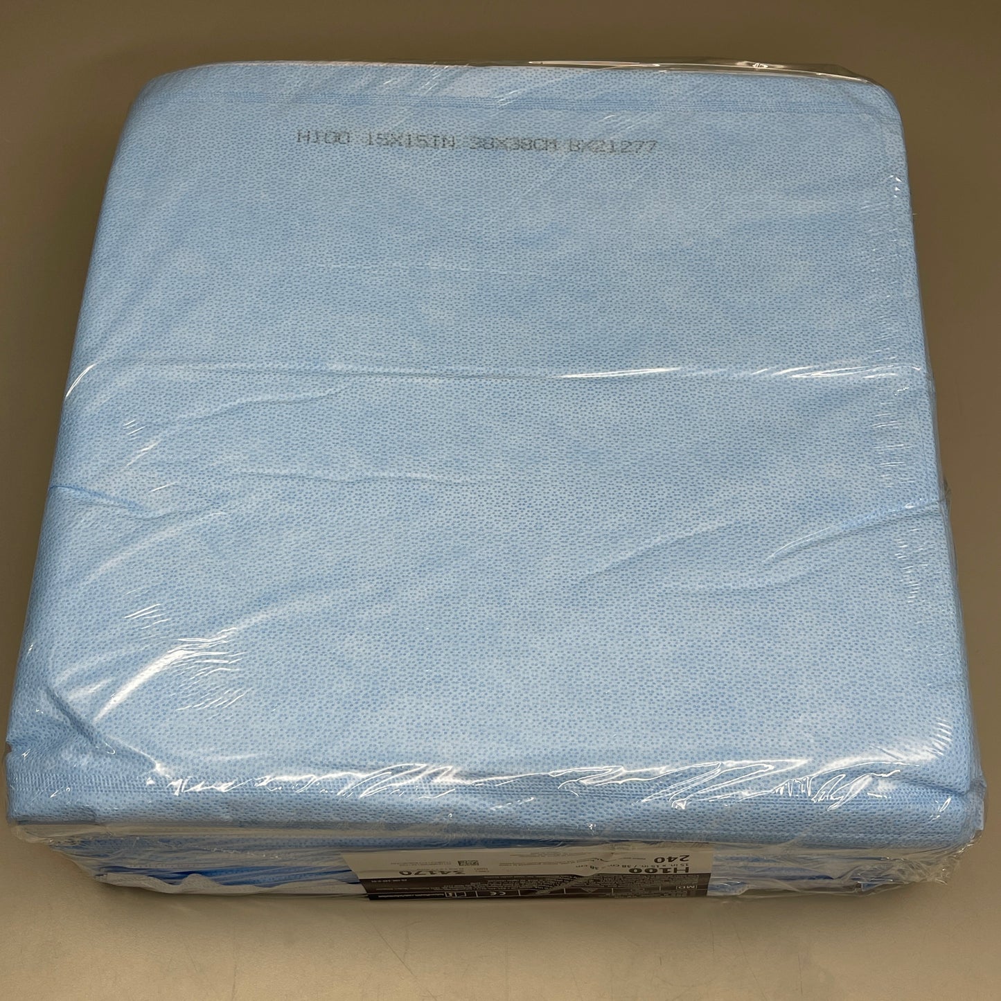 HALYARD 480-PACK! Quick Check Sterilization Wrap H100 15" x 15" Light Blue 34170