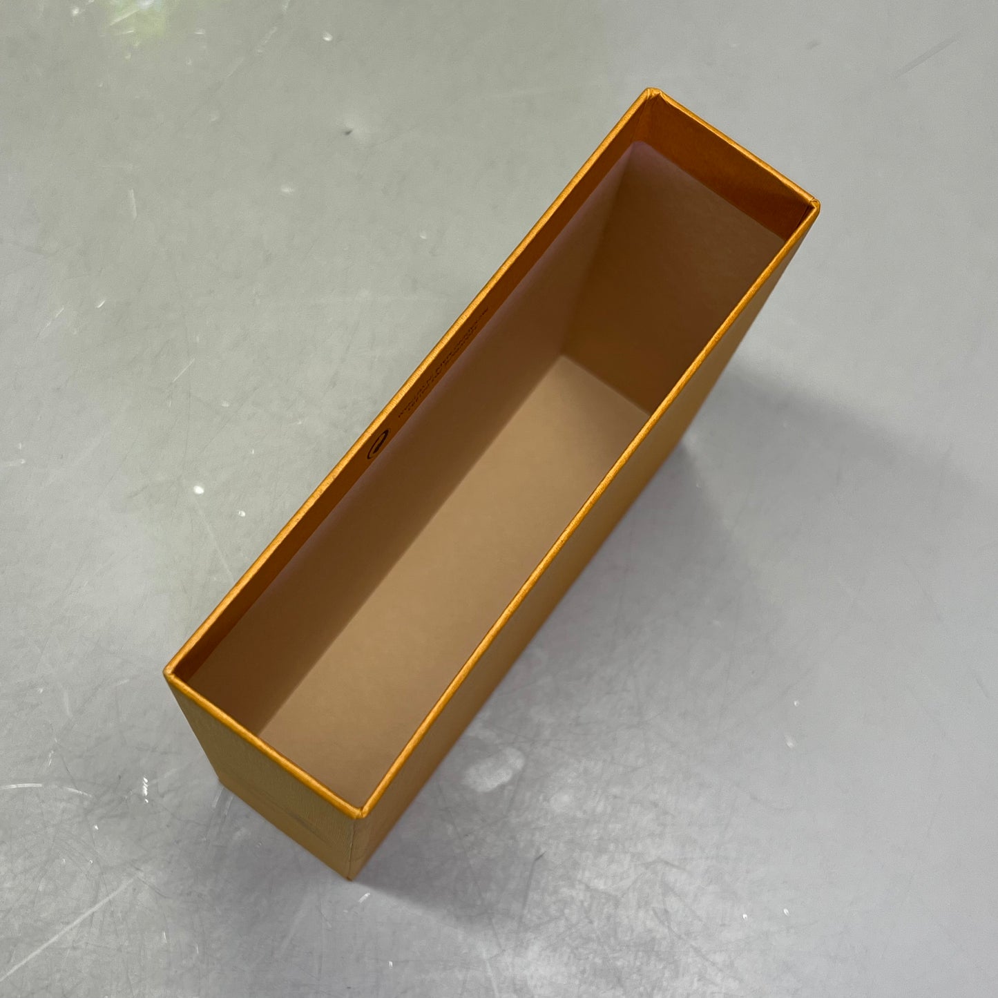 LOUIS VUITTON Empty Pull Out Product Box 6"L X 5"w X 1" D Orange