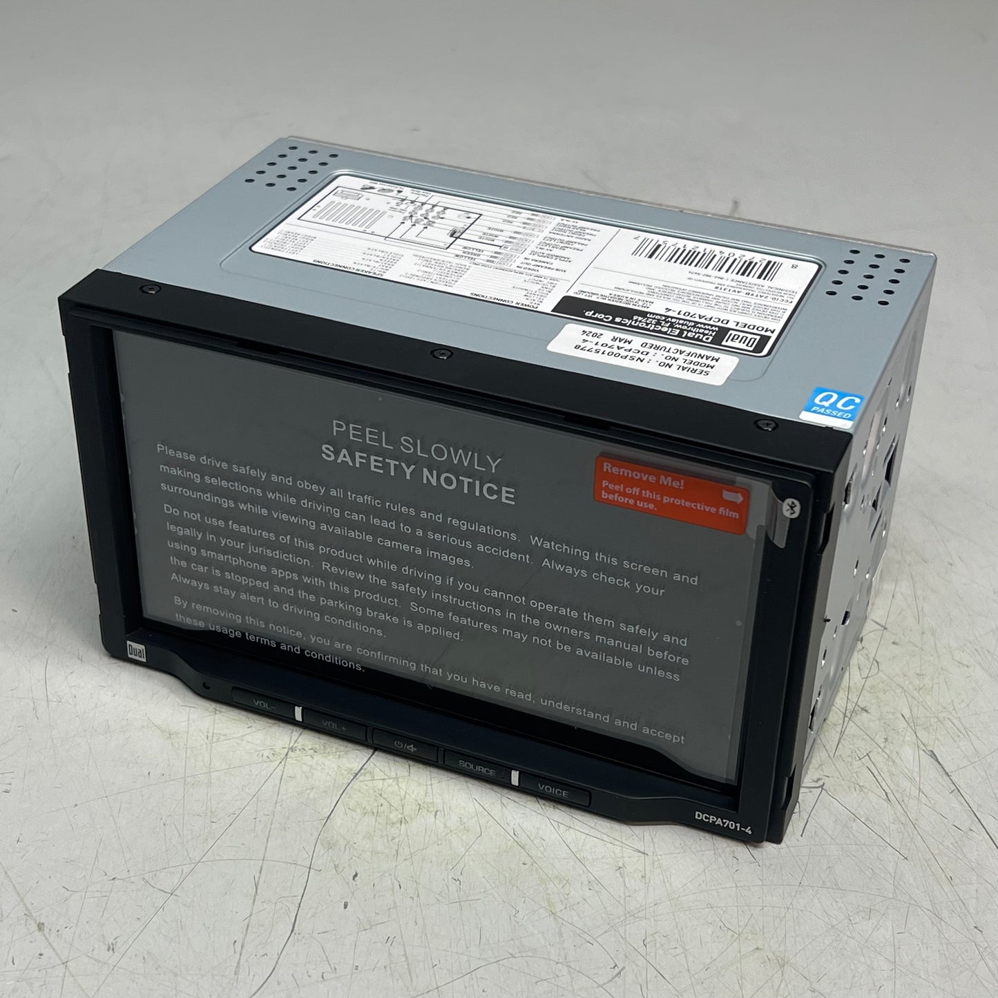 DUAL Touchscreen Digital Multimedia Receiver W/Bluetooth Apple/Andriod DCPA701-4