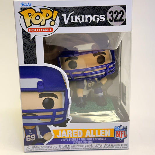 FUNKO POP Jared Allen Vinyl Figure Vikings Ages 3+ 322