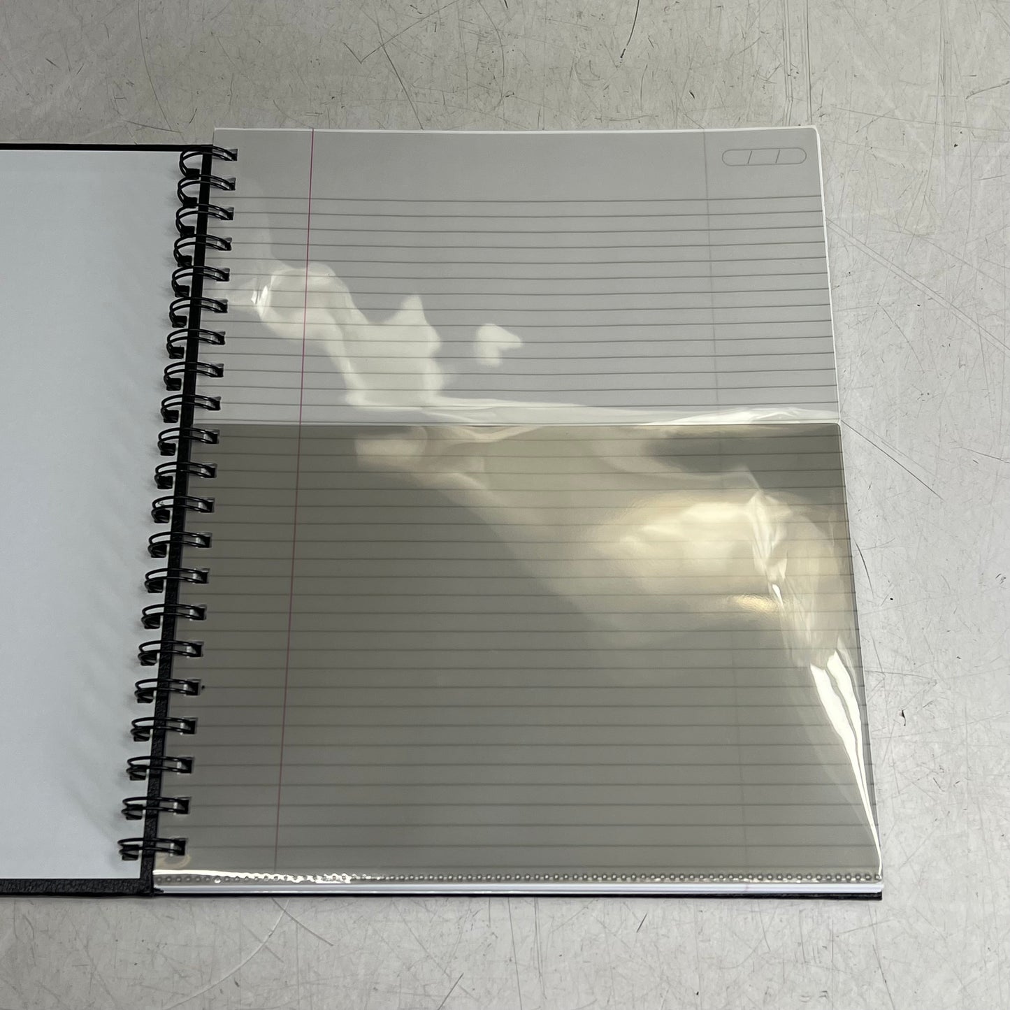 MEAD 1-subject Professional Notebook Wide Ruled 8.5" x 11" 96 Sheets Black 06100