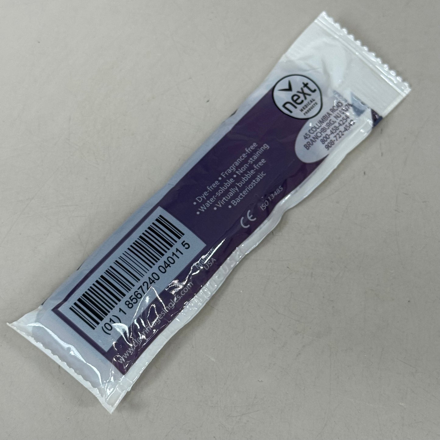 SINGLES  (100 Gel Packets) Medium Viscosity Ultrasound Scanning Gel  1fl oz per packet (New Other- Slight Damage To Package)