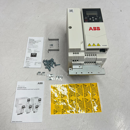 ABB Lv Ac Machinery Drive Module Iec 5.5W 12.6A 400 V White ACS180-04S-12A6-4