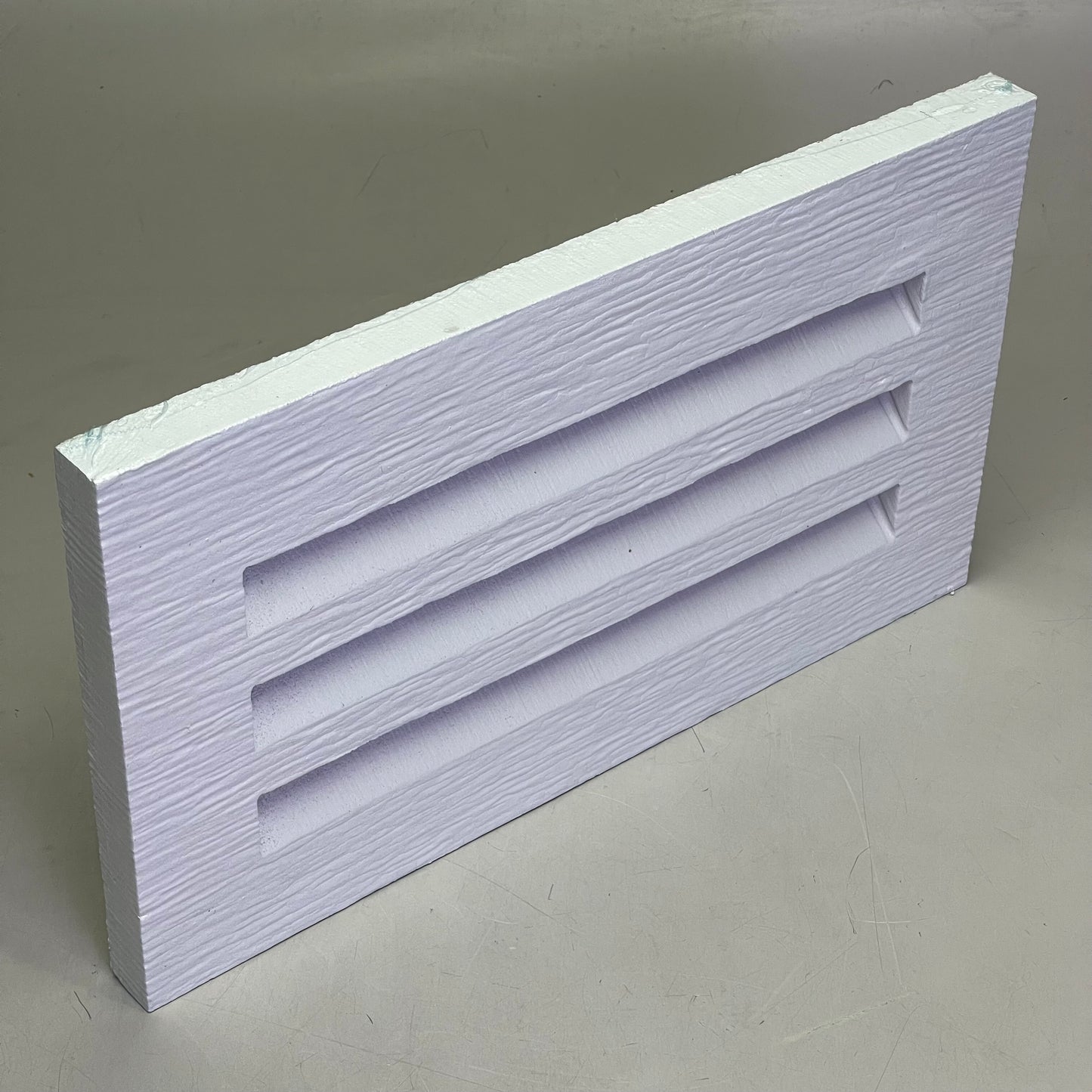 PORTLANDPRODUCTS (10 PACK) Rustic House Vent O/D 9.25" x 16" with 1" x 12" Slots Arctic White AWR408HV