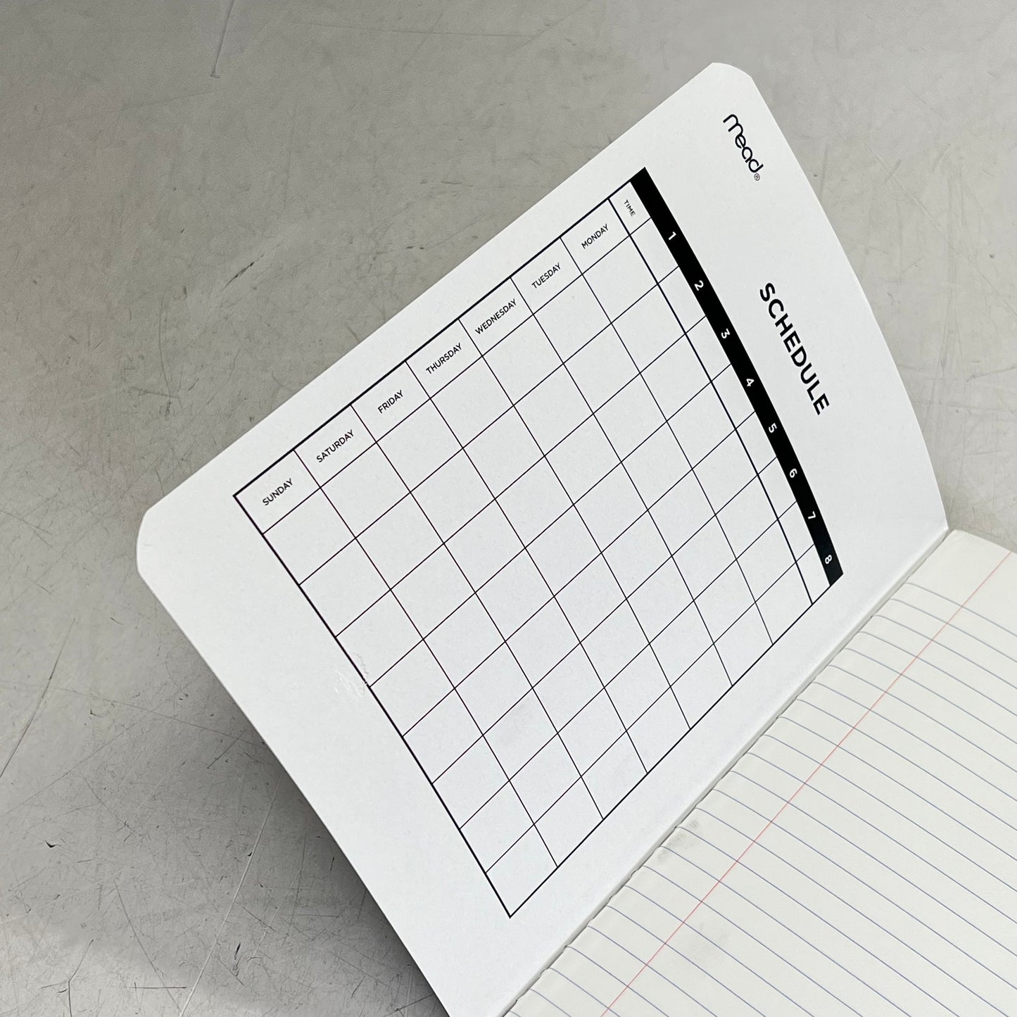 ZA@ MEAD (6 PACK, 100 SHEETS EACH) Composition Notebooks Wide Ruled 1-Subject 9.75" X 7.5" Blac|k/White 306712