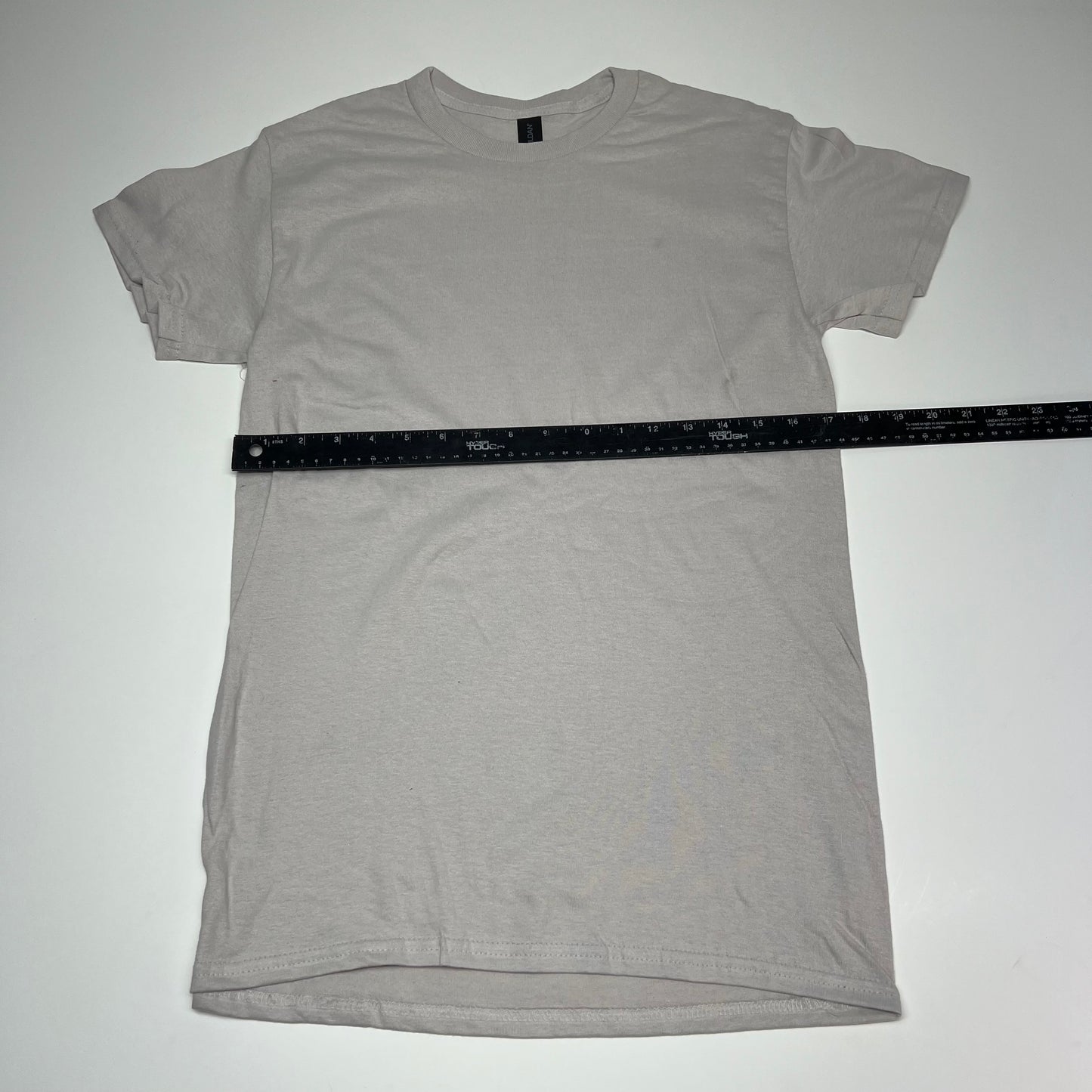 ZA@ GILDEN (24 PACK) Pre Shrunk Heavy Cotton T-shirt Unisex Sz S Icy Grey 5000