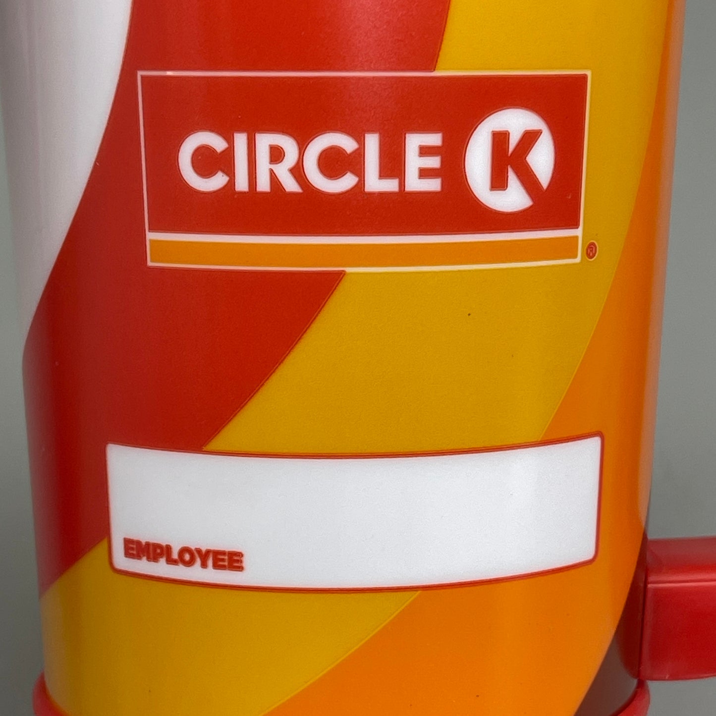 CIRCLE K (2 PACK) Soft Drink Cup Gas Station Mug 24 oz Red