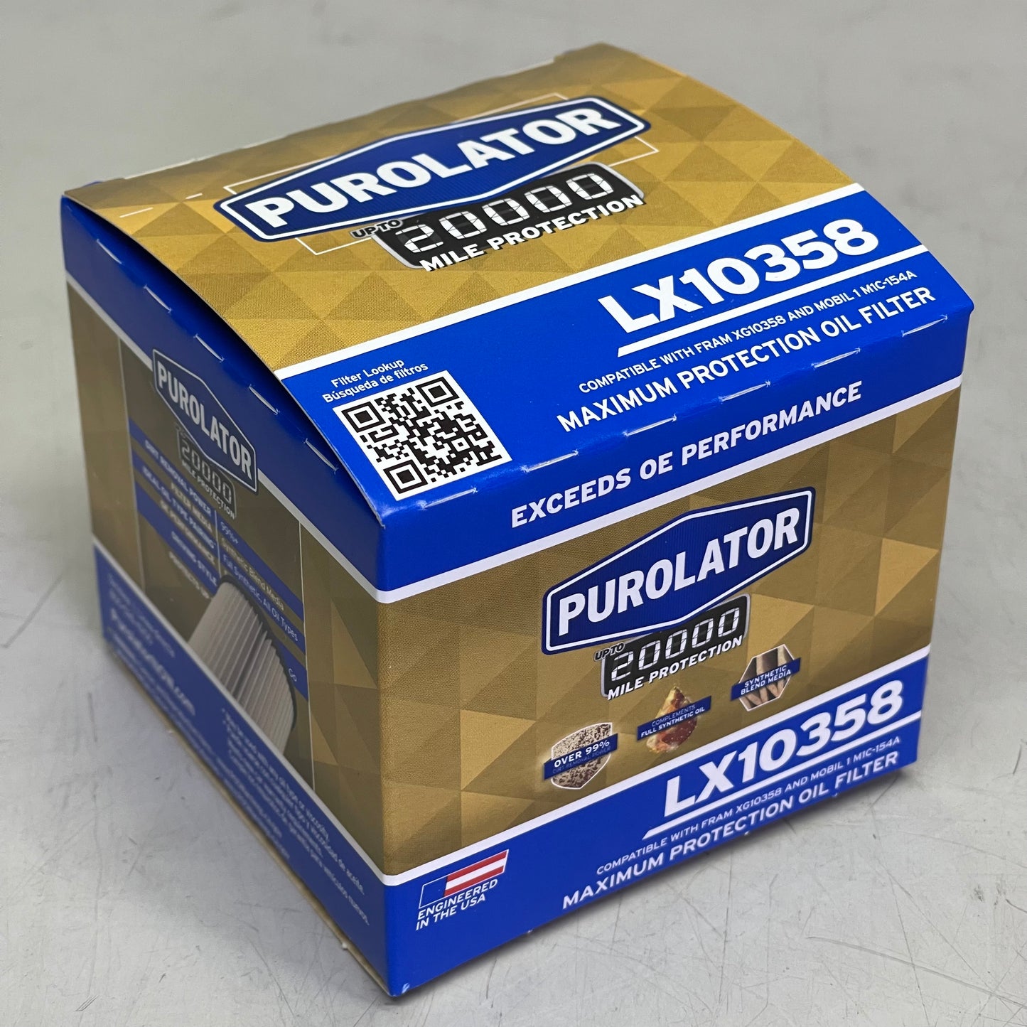 PUROLATOR (6 PACK) Maximum Protection Oil Filter 20000 Miles LX10358