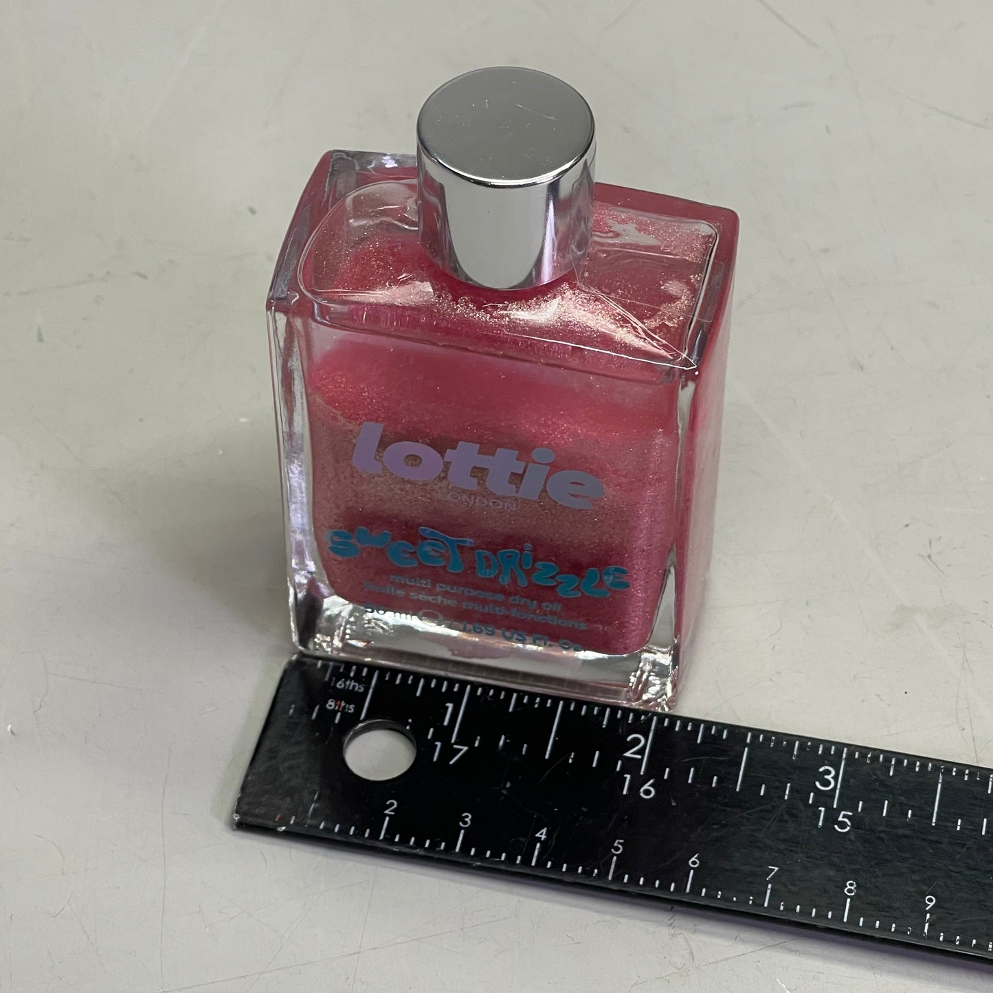 ZA@ LOTTIE LONDON (3 PACK) Sweet Drizzle Body Oil 1.69 fl oz "Pink Shimmer" SPR021 B