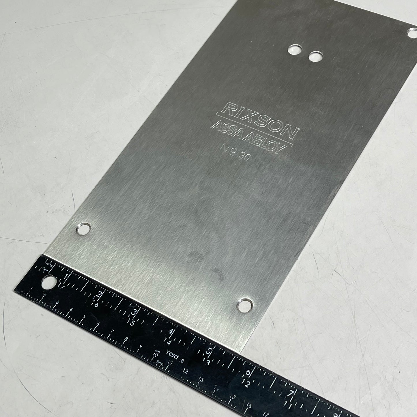 NORTON RIXON 30 Series Floor Plate Pack Heavy Duty Closer Satin Chrome 304020626