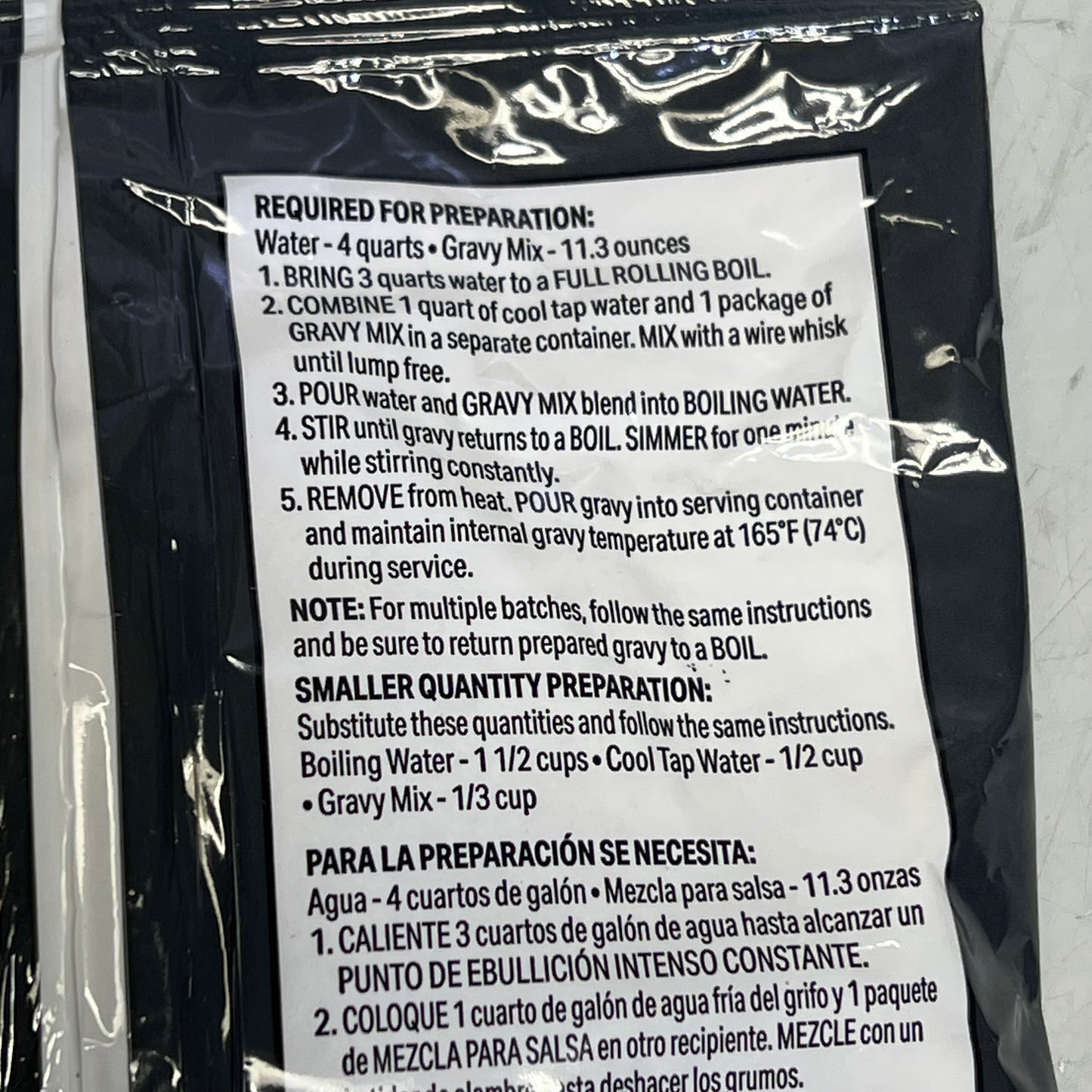ZA@ MONARCH (6 PACK) Turkey Gravy Mix 11.3 Oz BB 06/25 D
