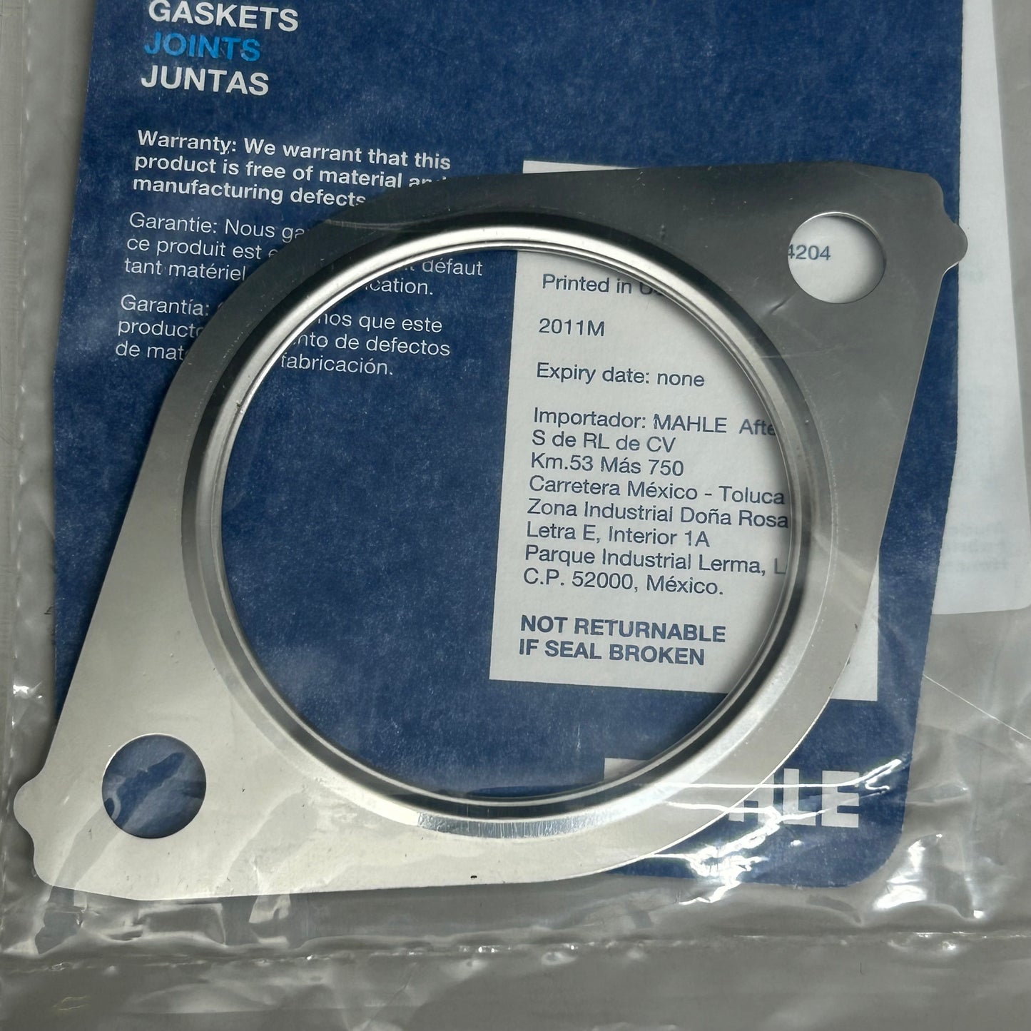 MAHLE Catalytic Converter Gasket Replacement Part For Subaru F32091