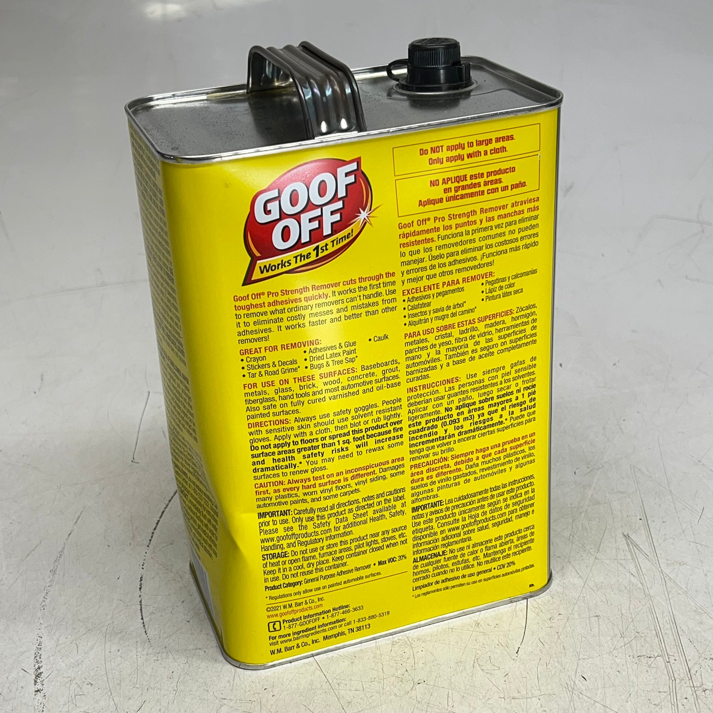 ZA@ GOO OFF (2 PACK) Kleen-strip Goo Off Professional Strength Remover 1 Gal FG657