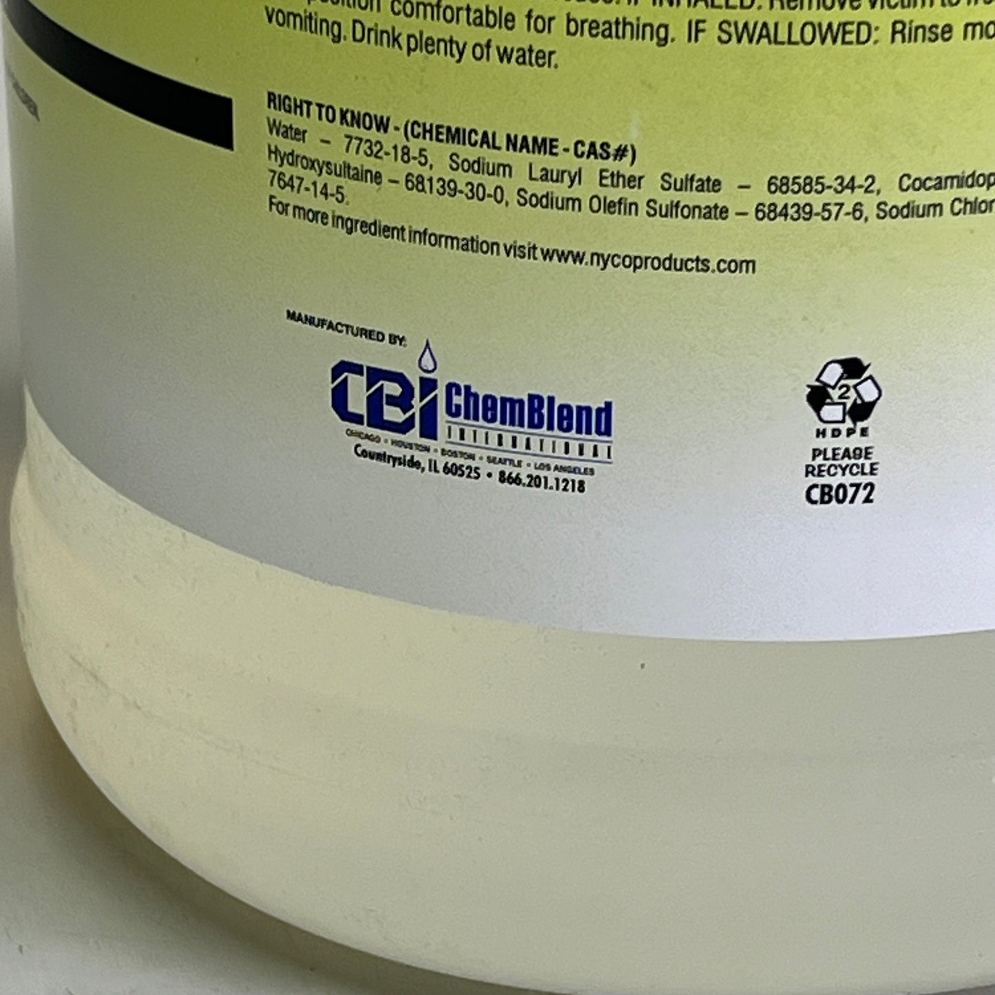 E. LOGICAL E.Free Moisturize Mild Liquid Foaming Hand Soap 1 Gal Clear NYC072-04