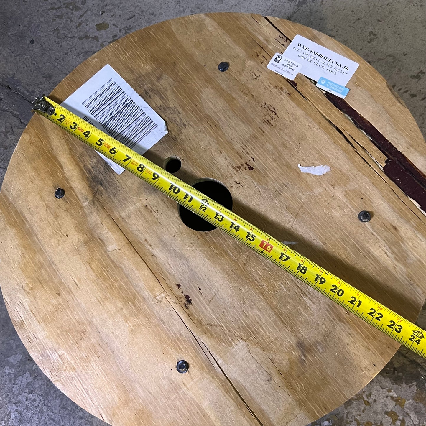 PRYSMIAN CAROL Wire Type Sow Black Jacket 600V 90C UL CSA Rohs WXP-4A0404ULCSA-50