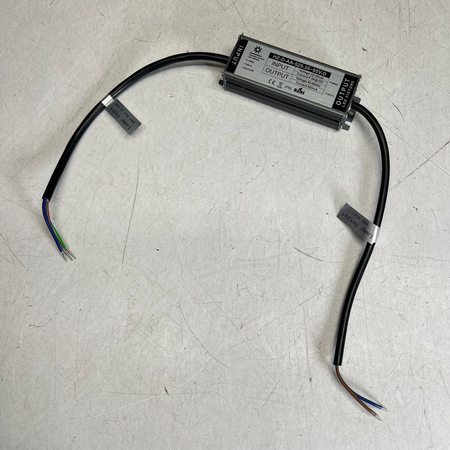 GREENSHINE Constant Current Led Driver 10-30Vdc Input HZ-D-AA-525-35-95V-D