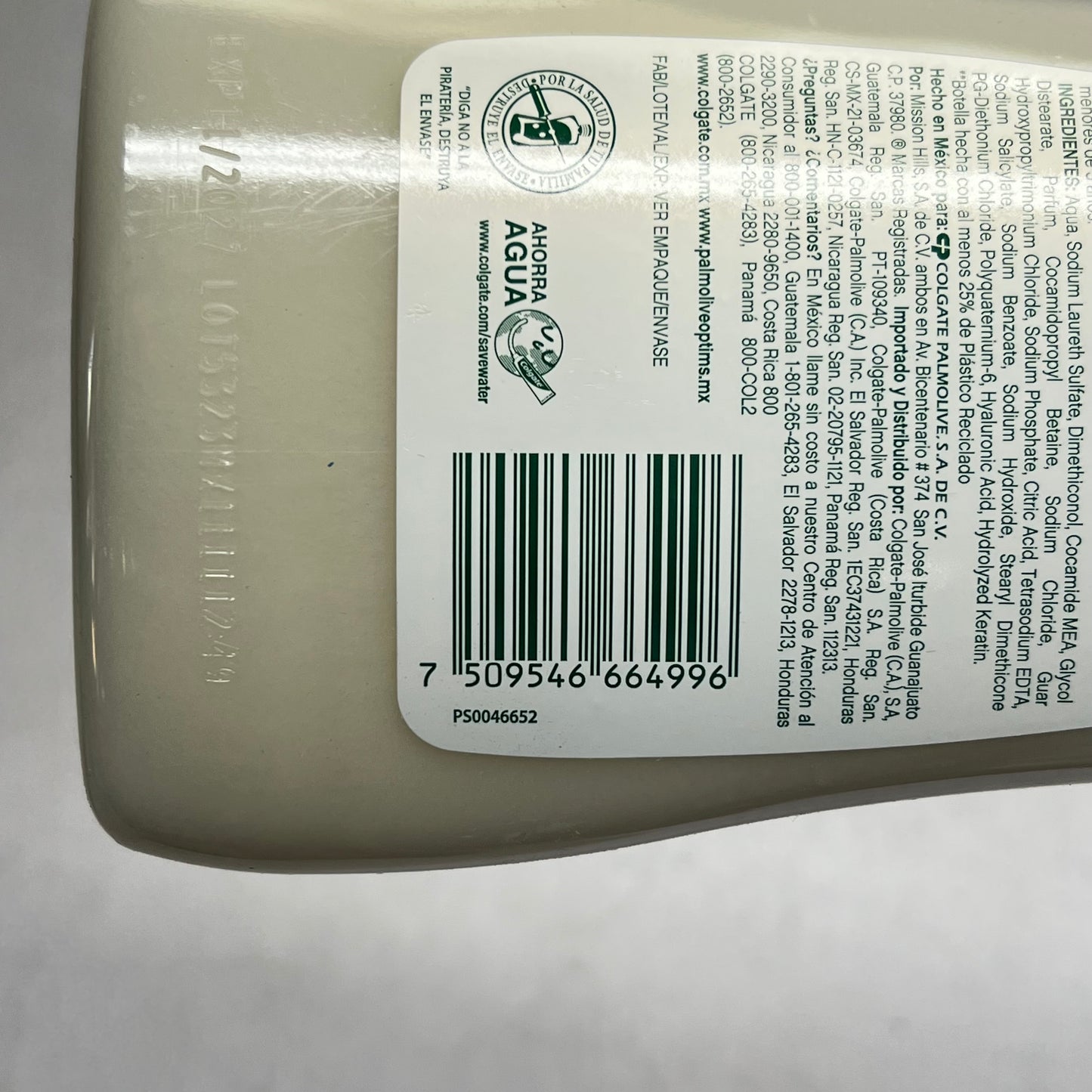 PALMOLIVE OPTIMS (2 PACK) Hialuronic + Vital Keratina Deep Hydrate Shampoo 680ML