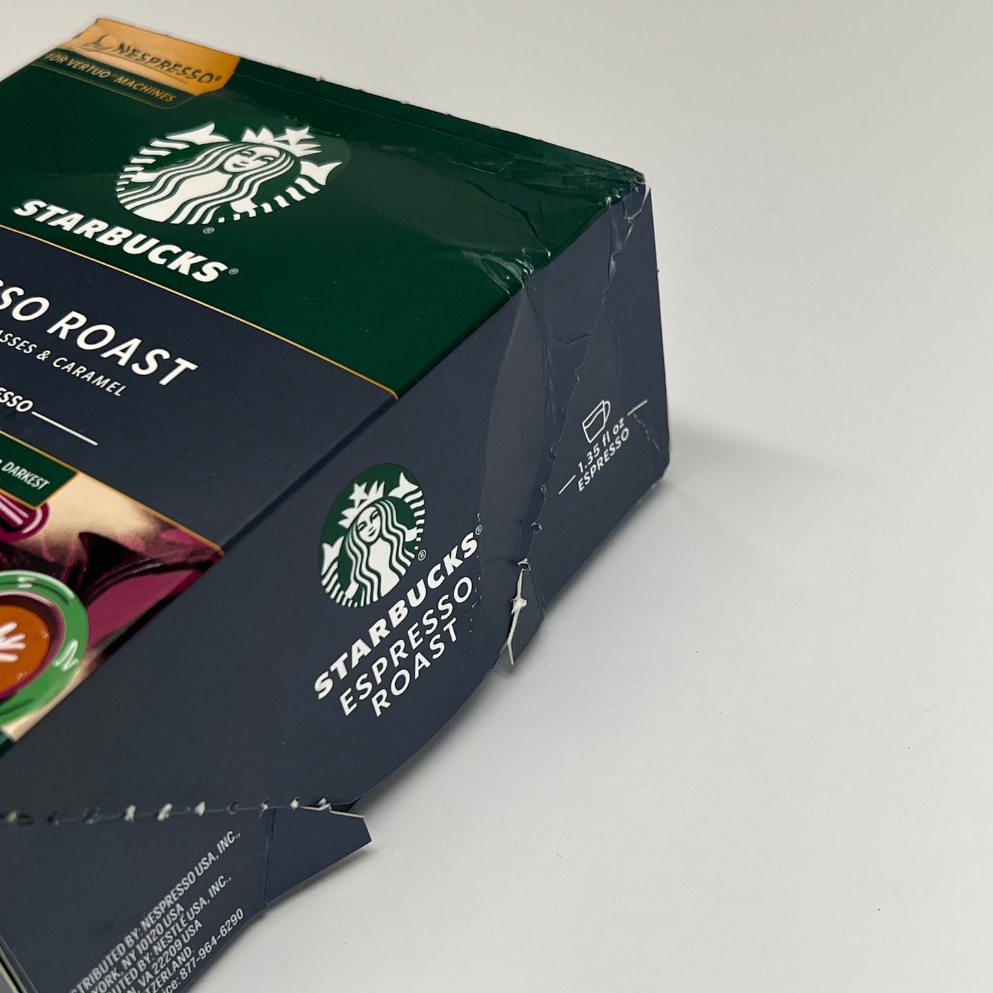 STARBUCKS (4 PACK, 10 EACH) Espresso Roast Dark Roast 100% Arabica BB 12/26