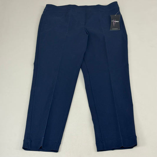 MULTIPLES Ankle Pants Petite Women's Sz 16 Midnight M48716PM