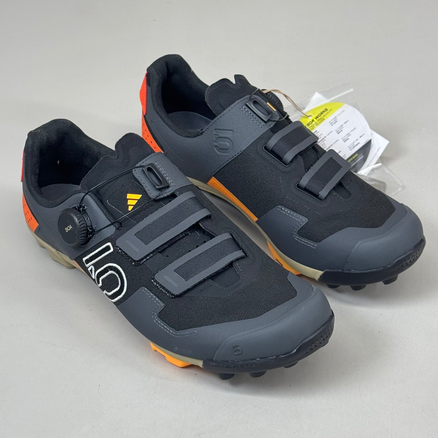 ADIDAS Five Ten Kestrel BOA Bike Pedal Shoes Men's Sz 9.5 Orange HQ3549