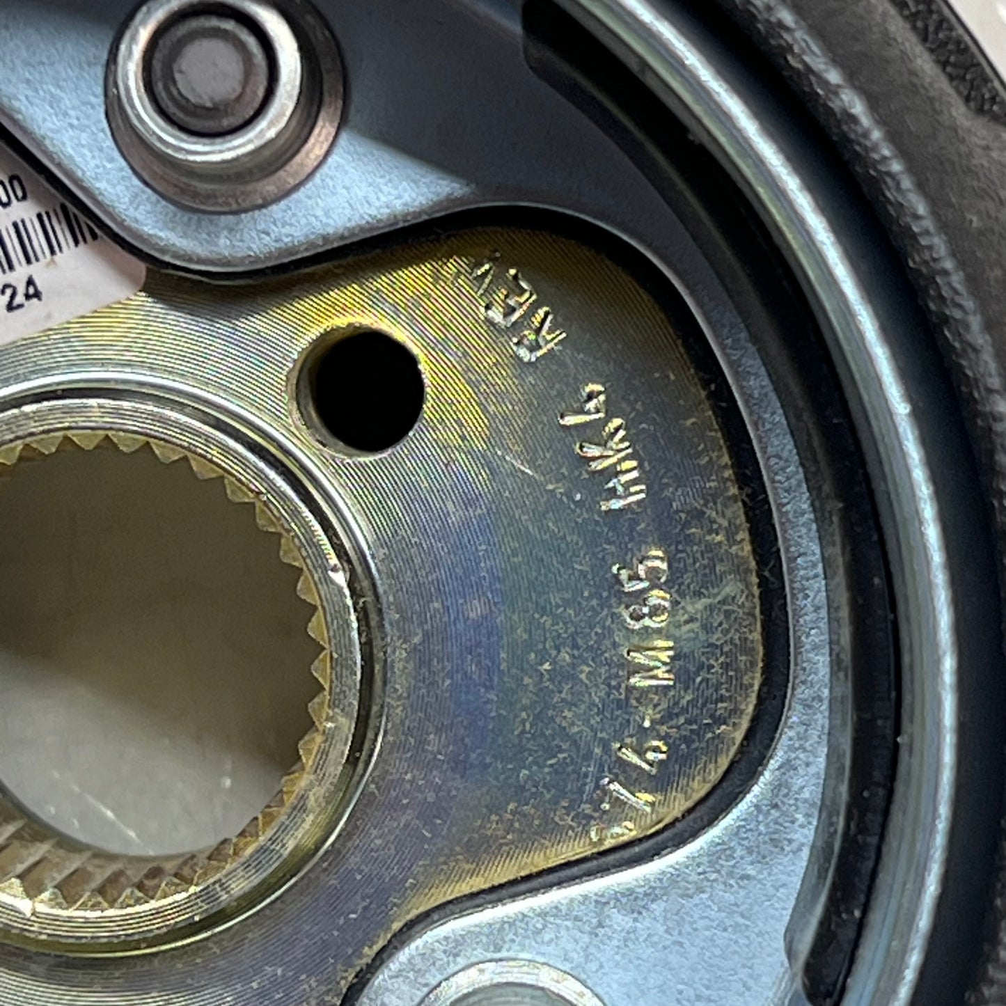 15.5" Steering Wheel For Semi or RV Black BBBL16542SS