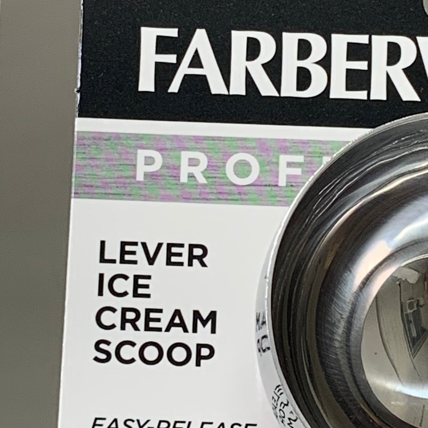 FARBERWARE (2 PACK!) Professional Lever Ice Cream Scoop 8 1/2" x 2" Black 79142-93