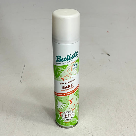 BATISTE (6 PACK) Dry Shampoo Lightweight Bare Barley Scented  3.81 fl oz Clear
