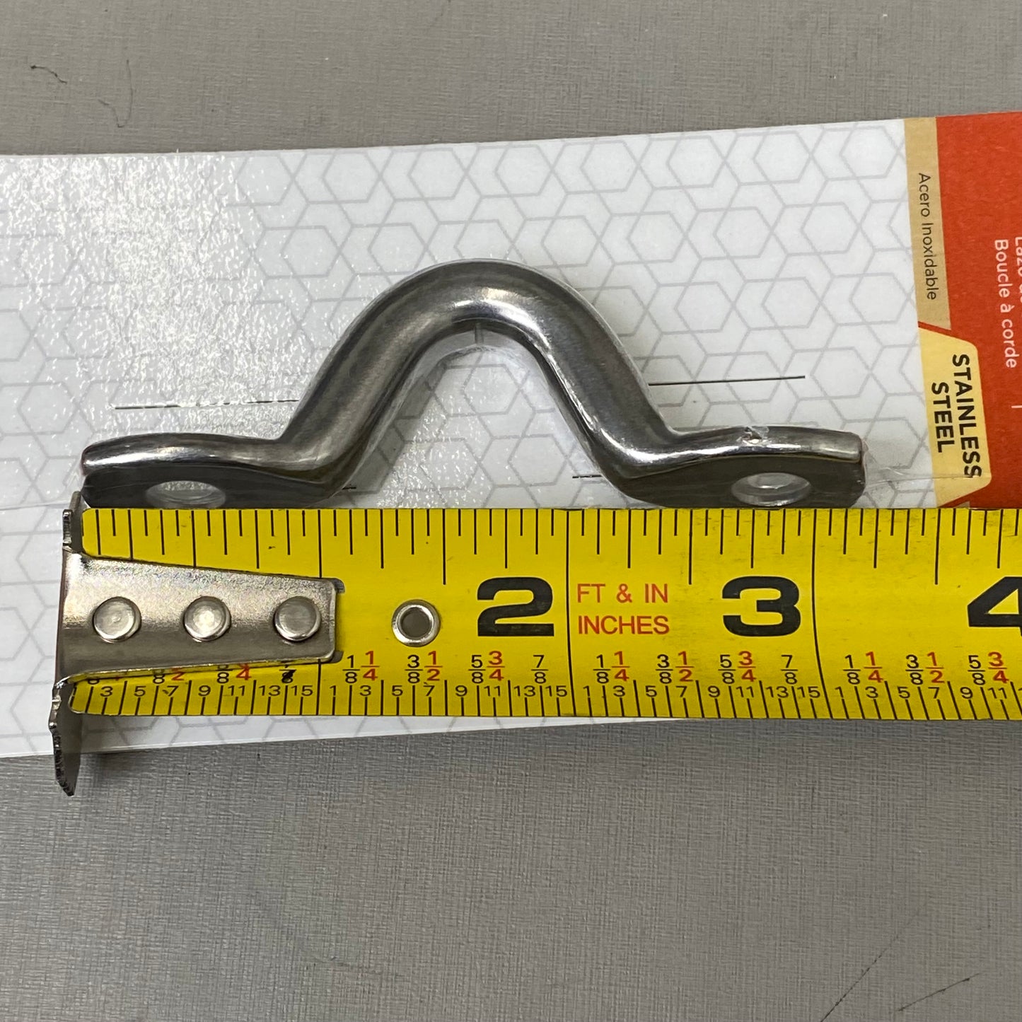 NATIONAL HARDWARE (5 Pack) Rope Loop Stainless Steel 3/4"x2-1/4" Grey N100-363