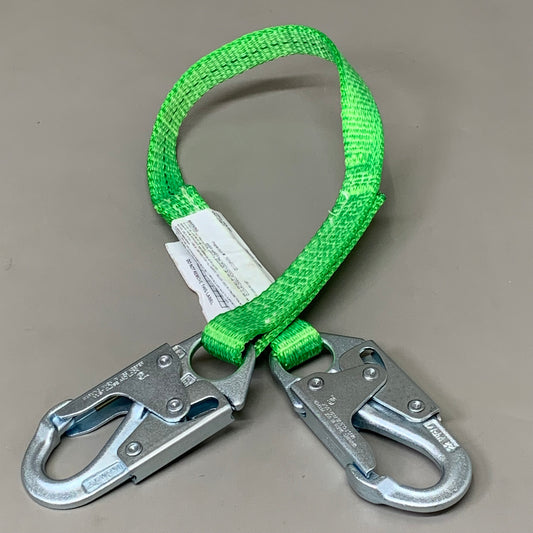 HONEYWELL Steel Positioning Lanyard & Shock Absorber Green 3ft 213TWLS-Z7/3FTGN