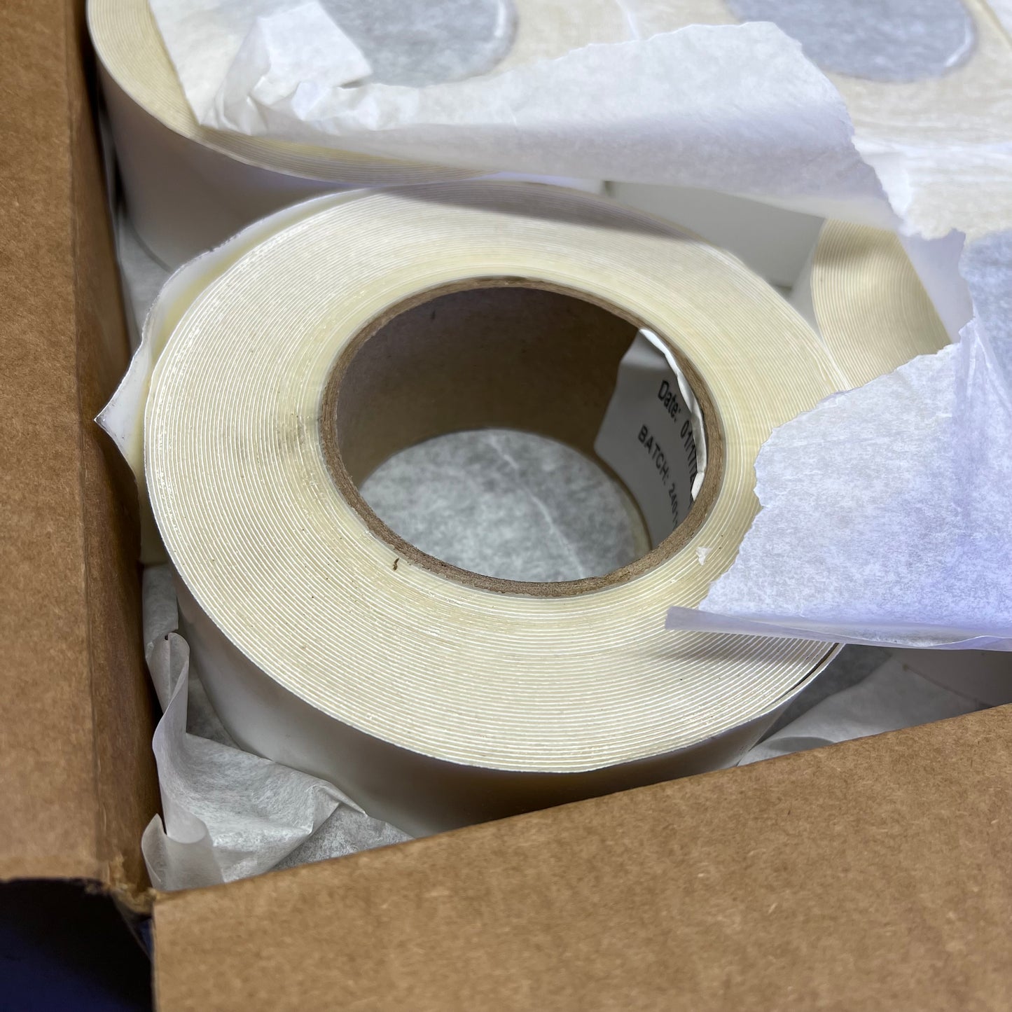 ZA@ (12 PACK) Repair Tape Thick Adhesive Glue Tape 2" x 50' White - Crème