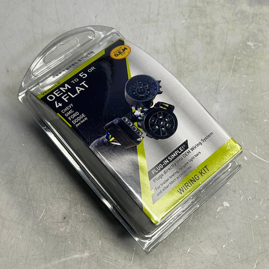 HOPKINS OE Connector To 5 Flat Corrosion Resistant Vehicle Wiring Black 11141153