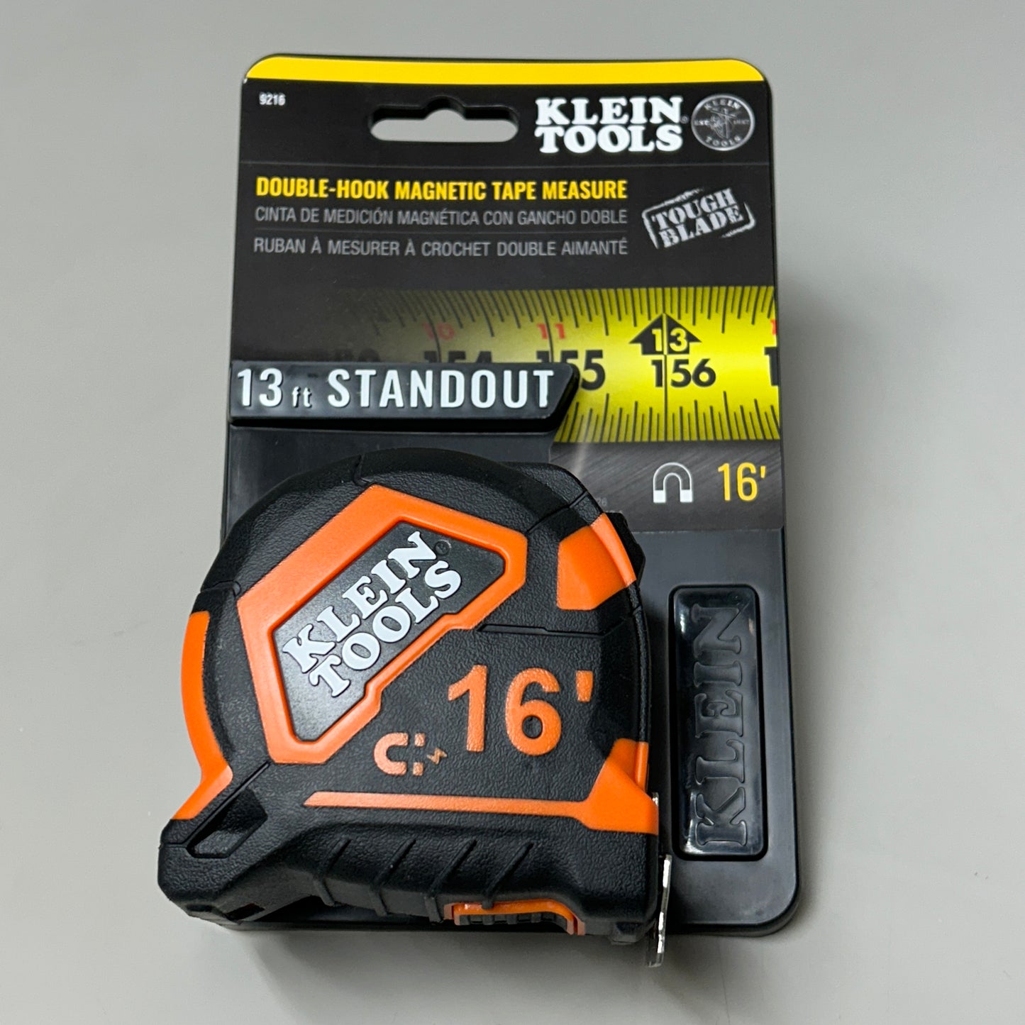 Klein Tools 9216 16 ft. Magnetic Double-Hook Tape Measure