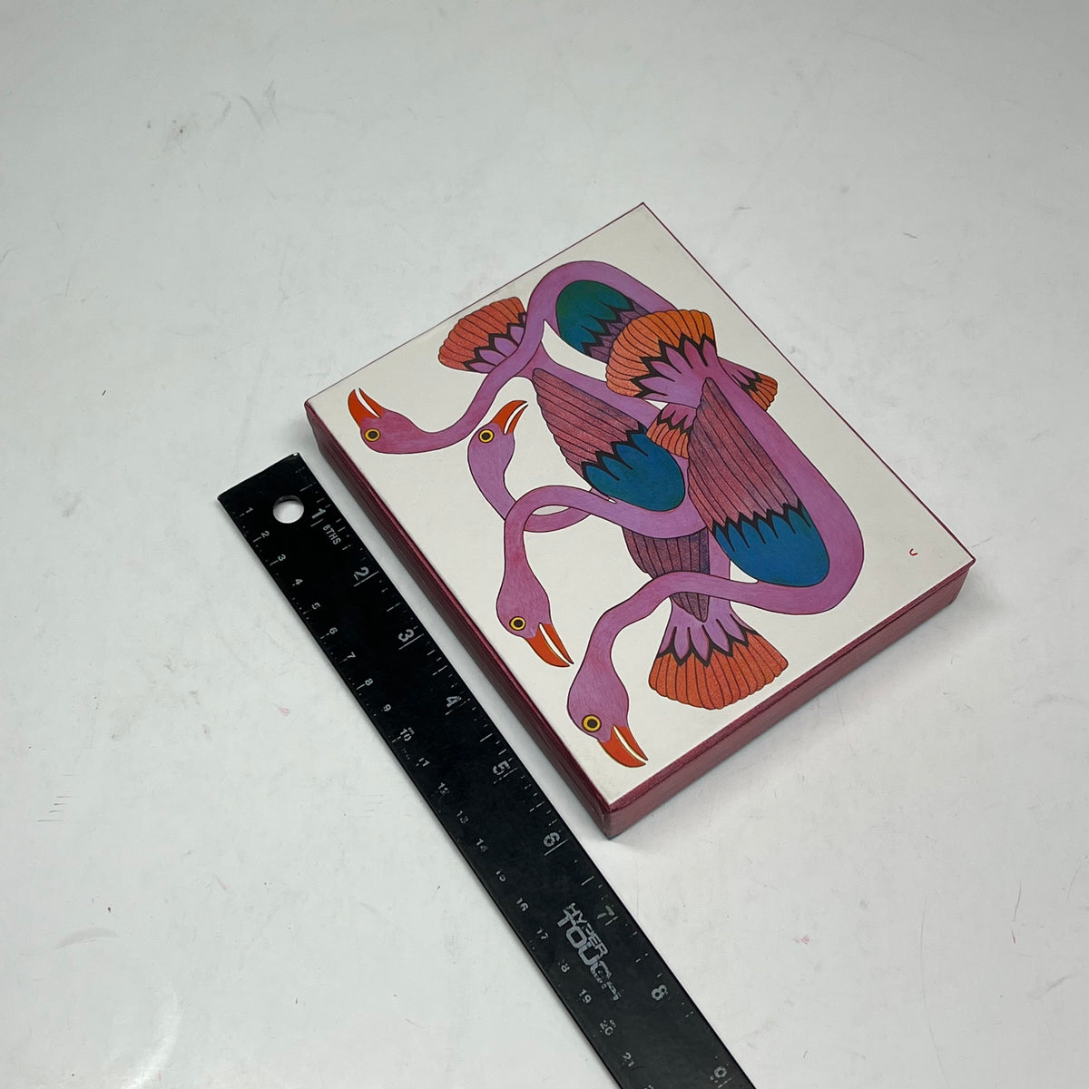 POMEGRANATE (2 PACK, 16 EACH) Inuit Art Kinngait Notecards W/ Envelope  4x5"