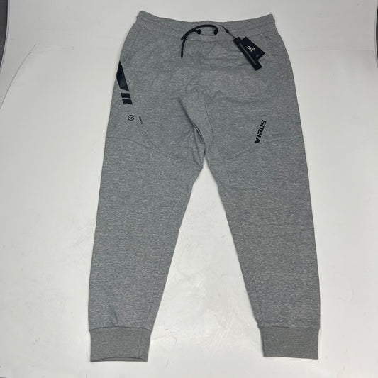 ICONX Drawstring Joggers Biofleece Construction  Men's Sz S Heather Grey