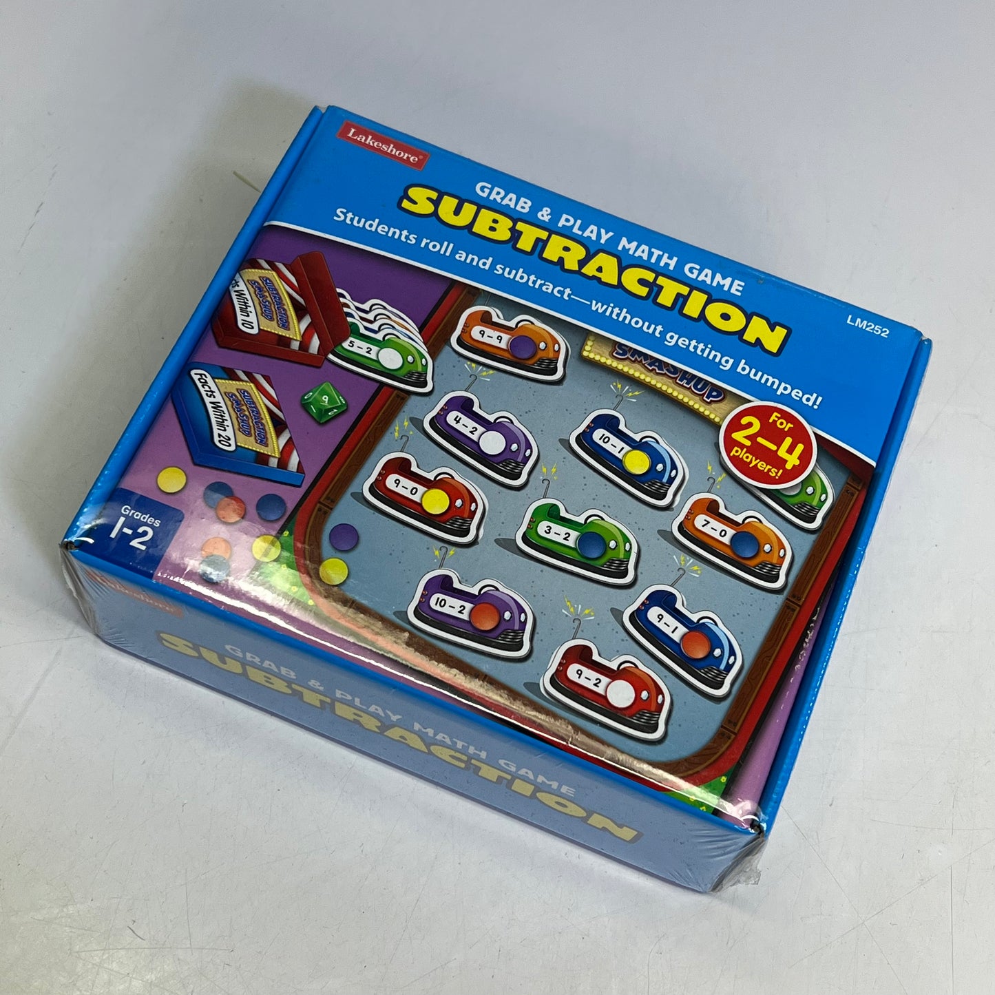 LAKESHORE Skill Building Grab & Play Math Game Subtraction Grades 1-2 LM252