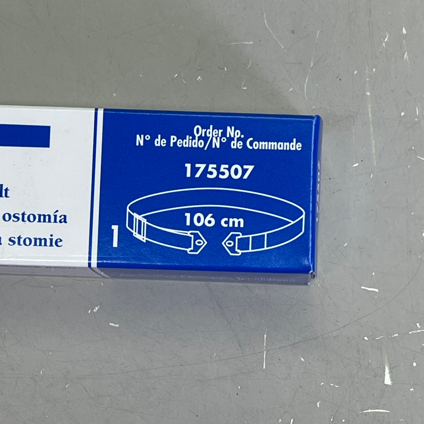 CONVATEC (6 PACK) Ostomy Appliance Belt Adjustable Up To 42" White 175507