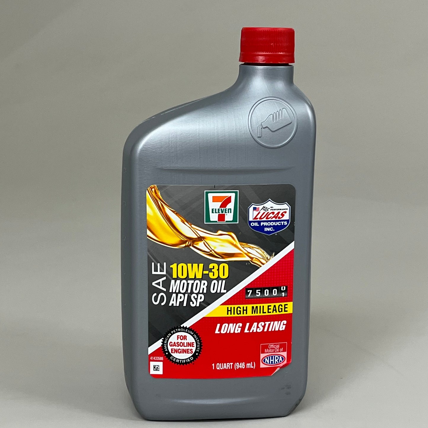 7 ELEVEN (6 PACK) SAE 10W-30 Motor Oil API SP High Milage 1 Quart MFD 06/24 (New Other)