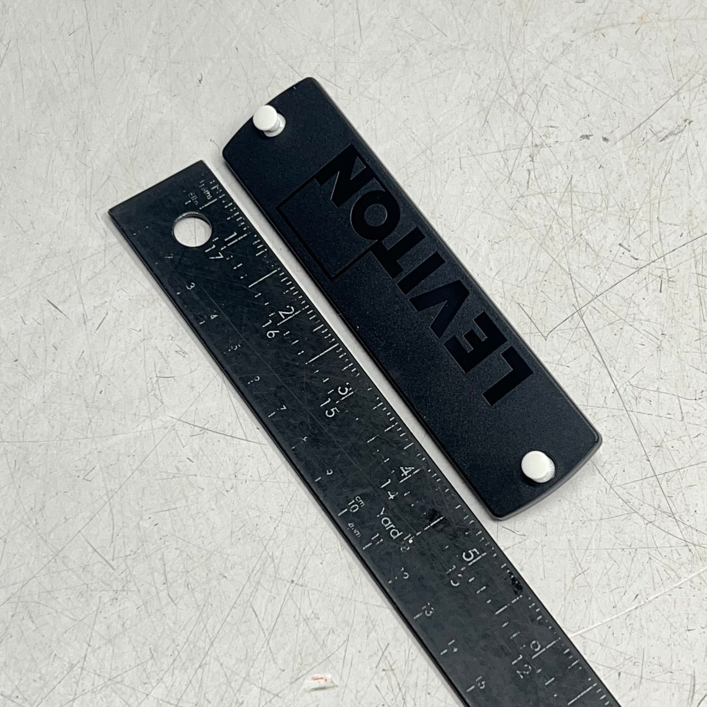 LEVITON (2 PACK) Sdx Precision Molded Fiber Adapter Plate Black 5F100-PLT