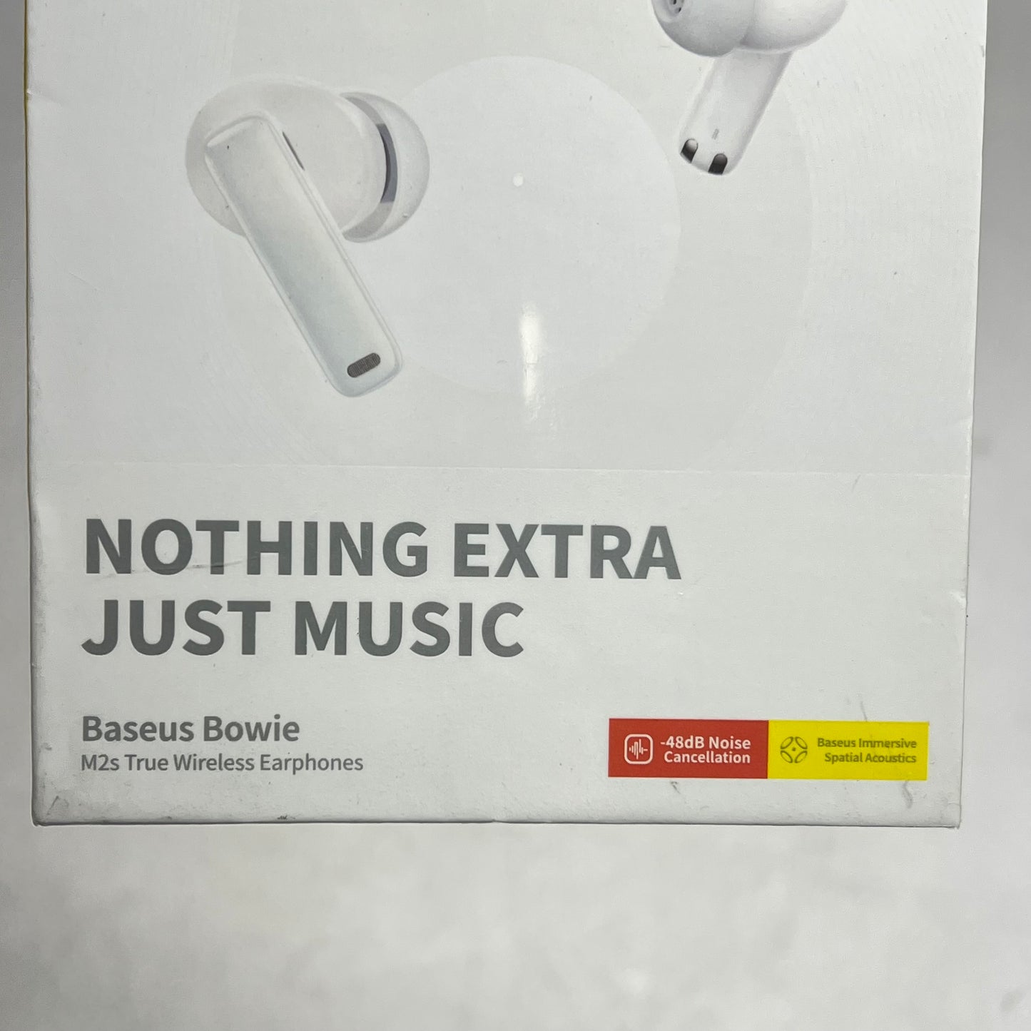 BASEUS Bowie M2s Ultra True Wireless Earbuds & Extra Ear Pieces White NGTW3501|02