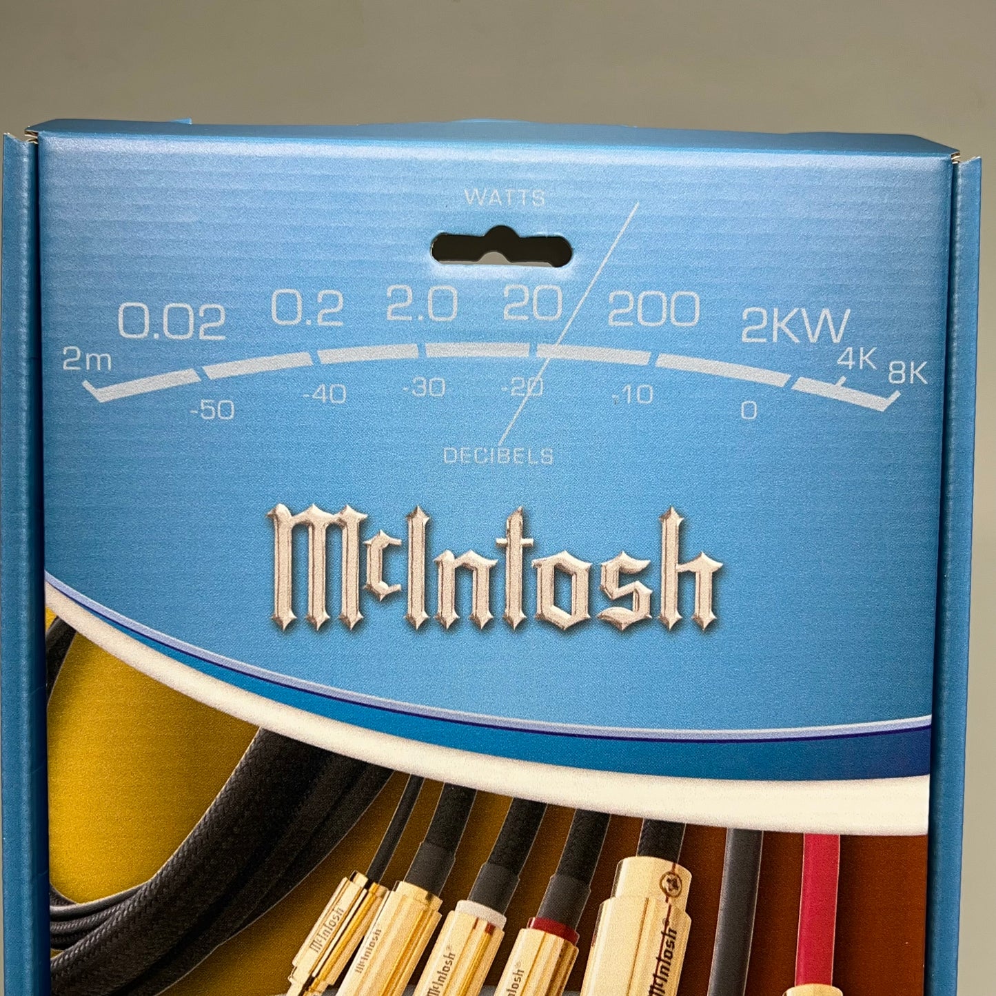 MCINTOSH Balanced Audio Cable 2-Conductor Twisted-Pair Design 1 Meter CBA1M