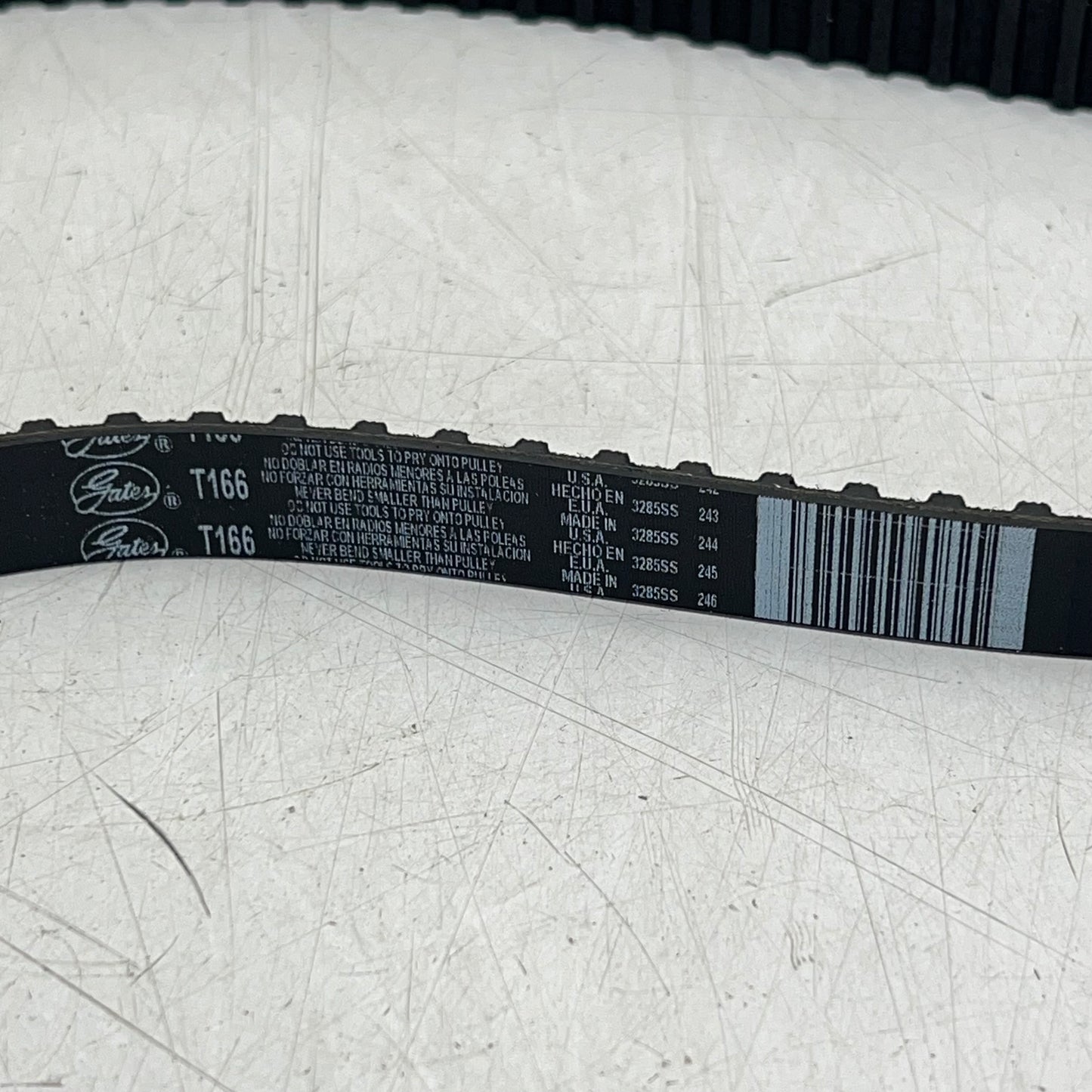 GATES Premium Timing Belt For Geo Metro 36.3750" T166