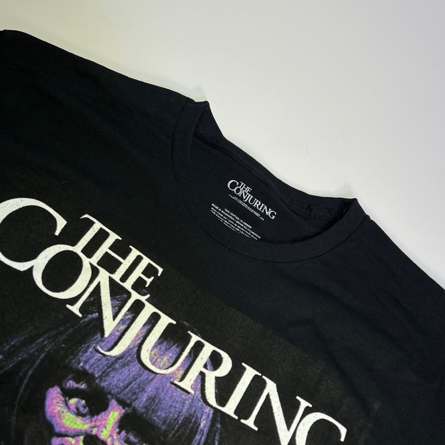 ZA@ WALMART The Conjuring Graphic Tee Shirt 100% Cotton Unisex Sz XL Black