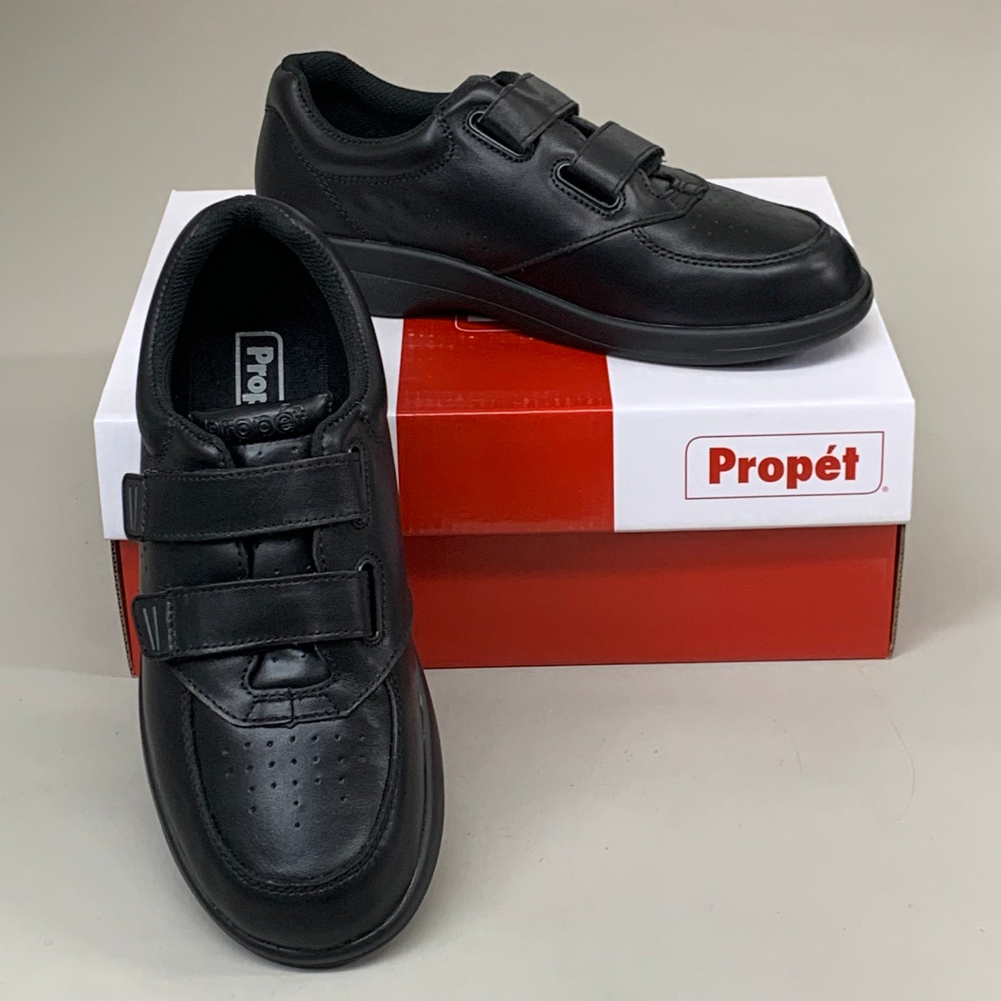 PROPET Vista Strap Walker Sneaker Shoes M(D) Men's SZ 8.5 Black M3915B-M-08H
