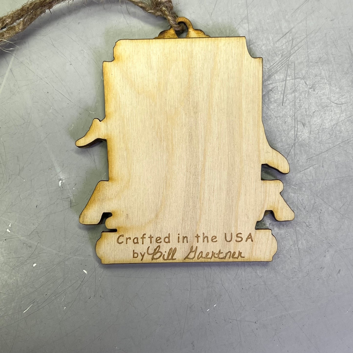 ZA@ (2 PACK) Whale Family Laser Cut Wood Collectable Ornament Juneau Alaska Souvenir D