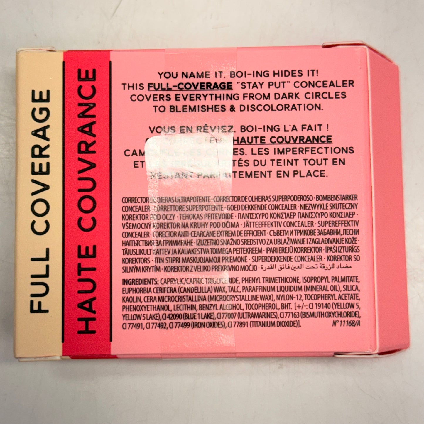 ZA@ BENEFIT (3 Pieces) Set 2 Boi-ing Industrial Strength Concealer No.1 & Brush BH46 E